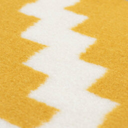 Bravich Hard Wearing Hessian Backed Stair Runner Kitchen Mat - Texas Yellow & Grey Geometric Tiles - 60X240Cm (2'x8') - thumbnail 5