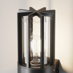 Luminosa Lighting Luminosa Barrel Outdoor Wall Lantern Graphite Ip54 1Xe27 - thumbnail 2