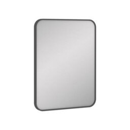 Royal Bathrooms Elmore 600 X 800mm Wall Mounted Bathroom Mirror Hanging Horizontal/vertical Matt Black Aluminium Framed Non-Led - thumbnail 7