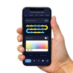Tcp Smart Strip Light Rgbic Ip20 5M Uk With Customisable Colors And Effects For Flexible Indoor Lighting - thumbnail 4