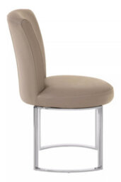 Orsina Versatile Greay Faux Leather Dining Chair, Durable Chair For Dinner, Sleek Luxury Chair For Livingroom - thumbnail 3