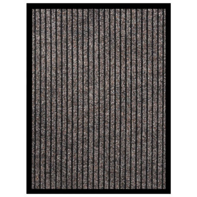 Berkfield Doormat  Striped Beige 40X60 Cm - image 1