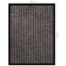 Berkfield Doormat  Striped Beige 40X60 Cm - thumbnail 6