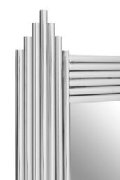 Orsina Clarice Wall Mirror, Silver, Wood, Glass, Metal - thumbnail 5