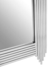 Orsina Clarice Wall Mirror, Silver, Wood, Glass, Metal - thumbnail 4