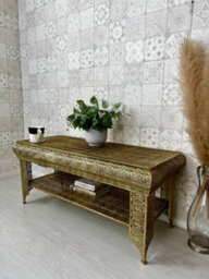 Downton Interiors Silver Arched Metal Frame Mirror Wall & Floor Standing  145 X 45Cm - Soho Collection - thumbnail 1