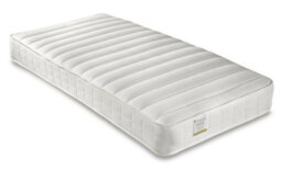 Bedmaster Zara White 3 Drawer Storage Guest Bed With Memory Foam Mattresses - thumbnail 9