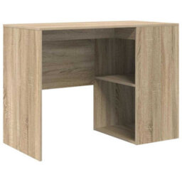Berkfield Modern Writing Desk Sonoma Oak Particle Board Small Sonoma Oak Desk