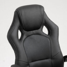 HOMCOM Vinsetto Racing Gaming Chair Swivel Home Office Gamer Chair With Wheels Black - thumbnail 9