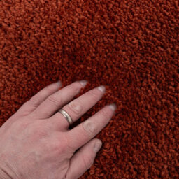 Loomed Sienna Red Luxury Plush Soft Pile Living Area Rug 190Cm X 280Cm - thumbnail 9