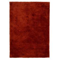 Loomed Sienna Red Luxury Plush Soft Pile Living Area Rug 190Cm X 280Cm - thumbnail 1