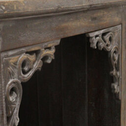 Serenityy Albasia Bathroom Cabinet Greywash - 120Cm H, 66.7Cm W, 40Cm D, Hand-Painted Rustic Finish - thumbnail 2