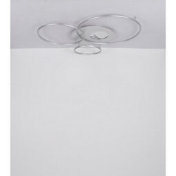 Luminosa Lighting Luminosa Invertina Semi Flush Ceiling Light Brushed Silver Led 2700/6500K - thumbnail 7