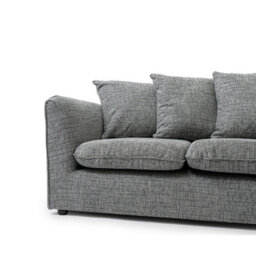 Abakus Direct Lucas Textured Stone Grey Right Facing Corner Sofa Modern Comfort & Stylish Design - thumbnail 6
