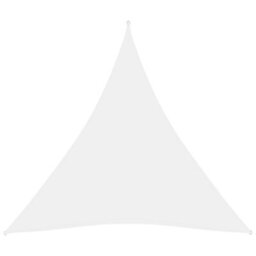Berkfield Sunshade Sail Oxford Fabric Triangular 5X5X5 M White