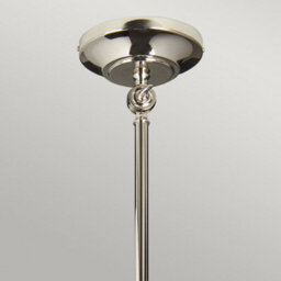 Luminosa Lighting Luminosa Provence 1 Light Indoor Wall / Ceiling Light Polished Nickel, E27 - thumbnail 2