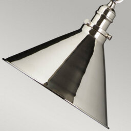 Luminosa Lighting Luminosa Provence 1 Light Indoor Wall / Ceiling Light Polished Nickel, E27 - thumbnail 4