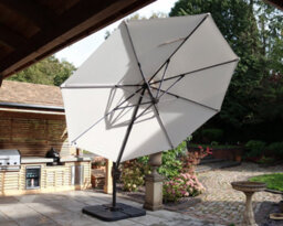 Royalcraft Ivory 3.5M Led Cantilever - Grey Pole, 56 Led Strip Lights - thumbnail 6
