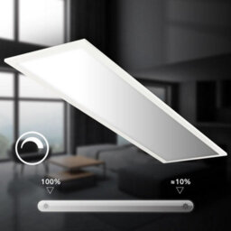 Briloner White Led Panel Bathroom Ceiling Light 100Cm Dimmable Remote Control Cct Ip44 - thumbnail 5