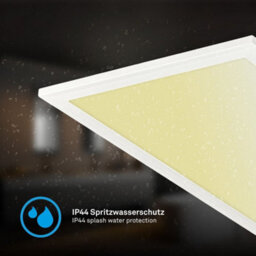 Briloner White Led Panel Bathroom Ceiling Light 100Cm Dimmable Remote Control Cct Ip44 - thumbnail 4