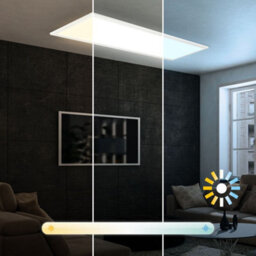 Briloner White Led Panel Bathroom Ceiling Light 100Cm Dimmable Remote Control Cct Ip44 - thumbnail 6