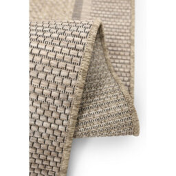 Melrose Summer Border Latte Low Pile Height 3mm Indoor Outdoor Medium Area Rug - 120/170Cm - thumbnail 4