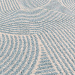 Furniturebox Uk Swirl Blue Rug 160X230 - thumbnail 2
