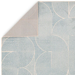 Furniturebox Uk Swirl Blue Rug 160X230 - thumbnail 5