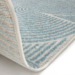 Furniturebox Uk Swirl Blue Rug 160X230 - thumbnail 7