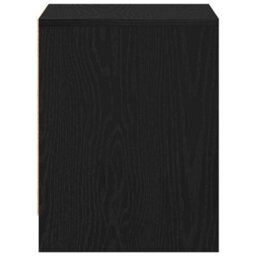 Berkfield Bedside Cabinet Black Oak 45X34X44,5 Cm Engineered Wood - thumbnail 7