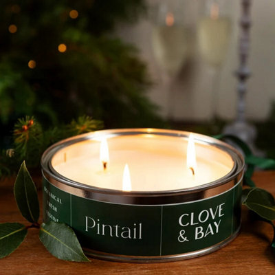 Pintail Candles Grande Triple Wick - Clove & Bay - image 1