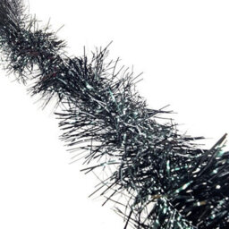 HSD Fine Dark Green Tinsel Garland - 2M (6.5Ft), Festive Christmas & Party Decoration, Mantel & Home Decor