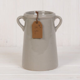 Satchville Small Grey Ceramic Vase - thumbnail 1