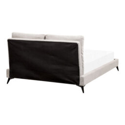 Beliani Bed Corduroy Melle 140 X 200 Cm (Eu Double) Light Beige - thumbnail 7