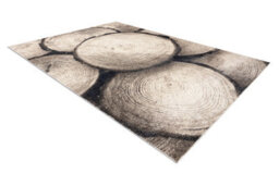 RugsX Carpet Fusion 9612 Cream Beige - Tree Wood, Modern, Abstract 160X220 Cm - thumbnail 5