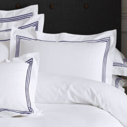 Gc Gaveno Cavailia Sheer Elegance Duvet Cover Bedding Set King 3Pc White/navy With Matching Pillowcases - thumbnail 2
