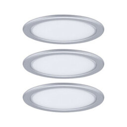 Paulmann 93092 Led Furniture Luminaire Set Pukk Round Incl. 3X3.5W Cabinet Light Chrome Matt Plastic 2700K - thumbnail 3