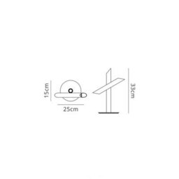 Luminosa Lighting Luminosa Take Bronze Table Lamp 9W Led 3000K, 800Lm, Bronze - thumbnail 5