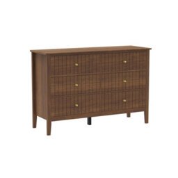 Melody Maison Large 6 Drawer Chest Of Drawers - Hales Dark Wood Range - thumbnail 6