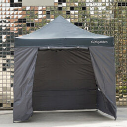 Gr8 Garden Commercial Grade Grey Pop Up Gazebo Waterproof Heavy Duty Market Stall Tent 3X3M - thumbnail 4