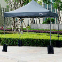 Gr8 Garden Commercial Grade Grey Pop Up Gazebo Waterproof Heavy Duty Market Stall Tent 3X3M - thumbnail 9