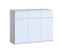 Arte Arca Ar6 Sideboard Cabinet 120Cm - Sleek And Functional, H940mm W1200mm D400mm In Arctic White - thumbnail 1