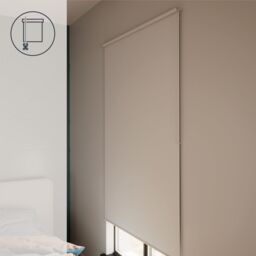 GoodHome Boreas Corded Off White Blackout Roller Blind (W)160Cm (L)180Cm - thumbnail 7