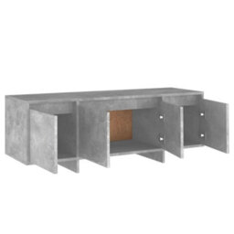 Walplus Tv Cabinet Concrete Grey 120X30X40.5 Cm Engineered Wood - thumbnail 7