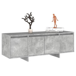 Walplus Tv Cabinet Concrete Grey 120X30X40.5 Cm Engineered Wood - thumbnail 4