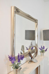 Mirroroutlet Hamilton Vintage Silver Antique Design Wall Mirror 107 X 76 Cm - thumbnail 4