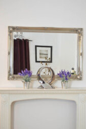 Mirroroutlet Hamilton Vintage Silver Antique Design Wall Mirror 107 X 76 Cm - thumbnail 2