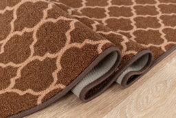 Smart Living Heavy Duty Machine Washable Runner For Hallway, Kitchen Non Slip Floor Mats, Door Mat 57Cm X 90Cm - Brown Beige - thumbnail 3