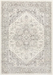 Livabliss Chester-Vintage Grey White Traditional Boho Living Dining Bedroom Rug 160 X 220 Cm Easy Care, Non Shedding - thumbnail 1
