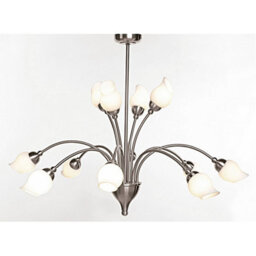 Luminosa Lighting Luminosa Rimini Pendant 12 Light G9 Satin Chrome - thumbnail 2